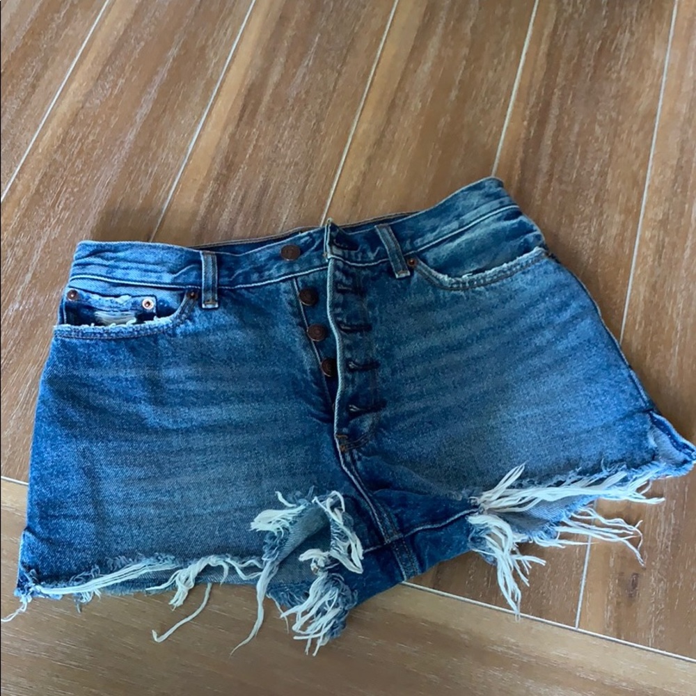 Denim shorts